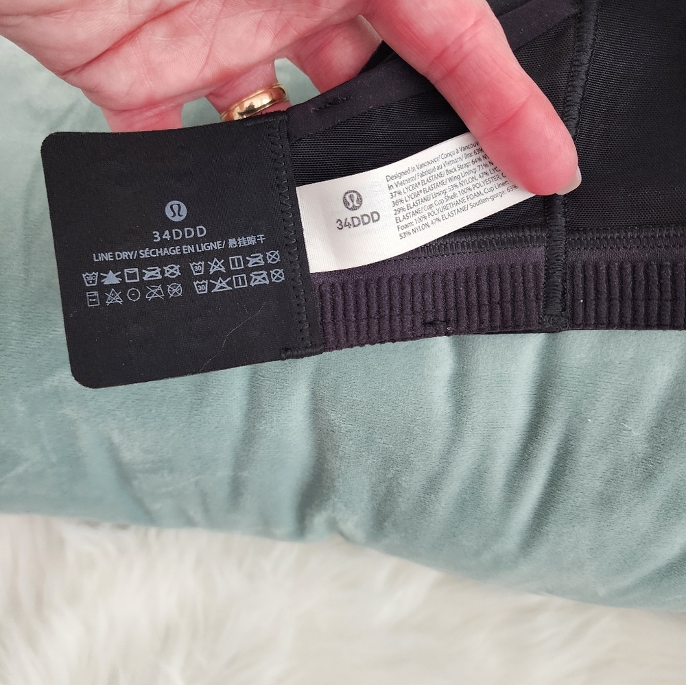NWT Lululemon 34DDD Air Support Bra - Picture 5 of 5